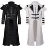 Vintage Halloween Punk Trench Coat Temperament Plus Size Gentleman Slit Long Coat