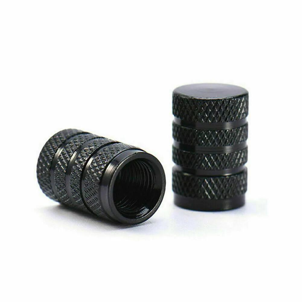 4pcs/set Car Wheel Tyre Valve Accessories Aluminium 2024 High Quality New 4 Valve Cap Tyre Air Dust Covers Auto