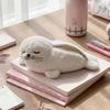 Fish Seal Pencil Case Large Capacity Storage Pouch Funny Plush Pencil Bag  Home