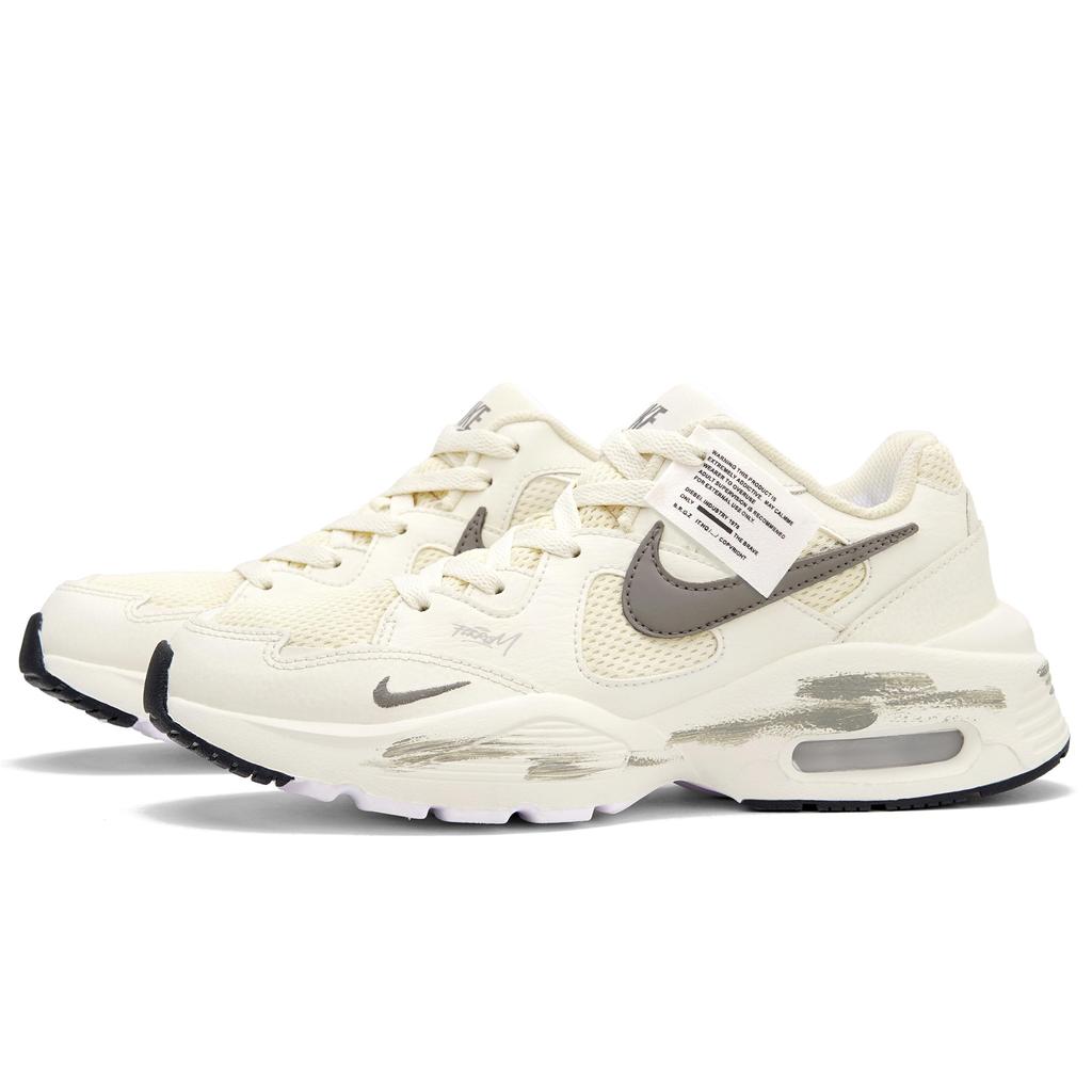 Nike Air Max Fusion Low top Running Shoes Unisex Beige Gray CJ1671-100(Team990-)