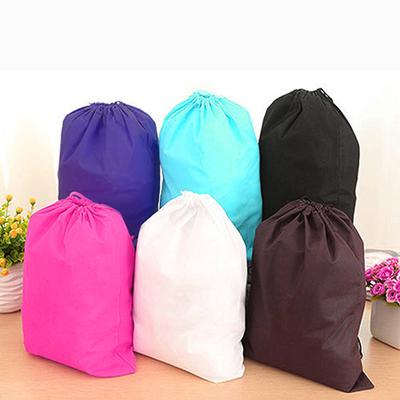 Bamboo Picture Drawstring Portable Storage Shoe Outdoor Travel Bag Dustproof Gift Bags