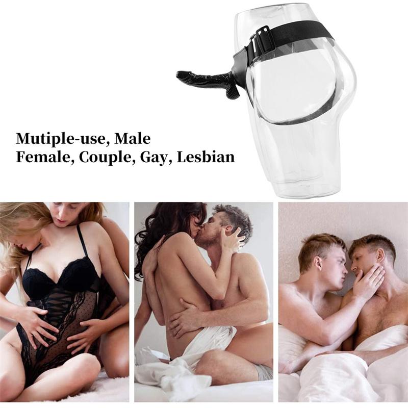 Lesbisk Lala Falsk Bærbar Penis Kvinne Herre Oppbrettede Myke Undertøy Kvinne Albue Penis Sexleketøy