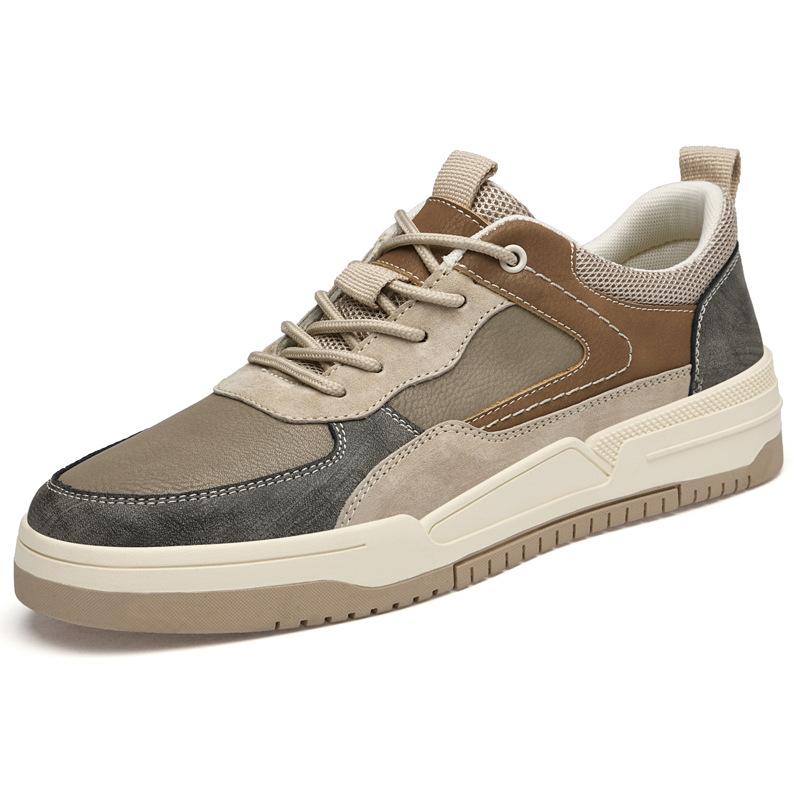 Men's shoes autumn trend British tooling shoes Korean version soft sole fashion breathable sports shoes retro casual board shoes