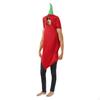 Chili Pepper Costume for All Genders Fit Funny Vegetable Outfit Humorous Design