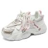 Ins Korean Version of the New Dad Shoes Women's 2024 Autumn Student Sports Running Casual Platform Heightening Shoes FB3305
