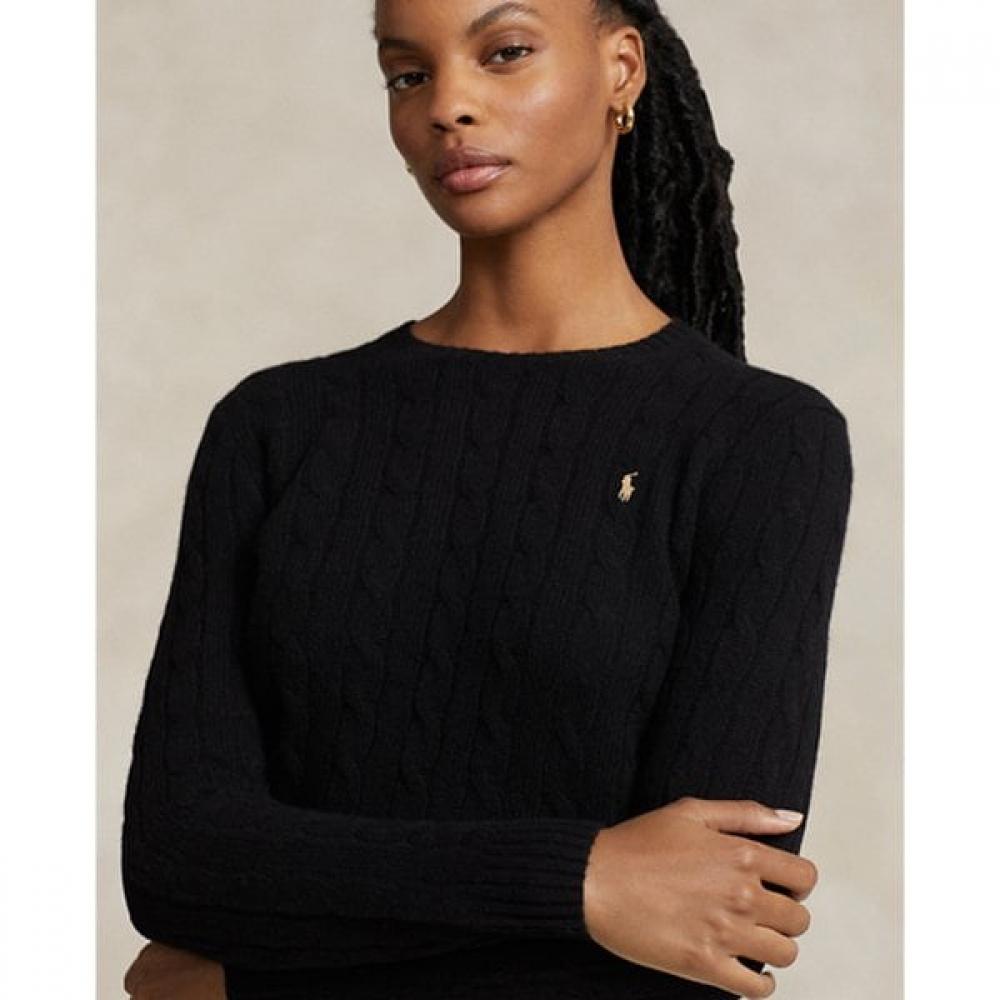 Polo Ralph Lauren Women Cable Knit Wool Cashmere Sweater  Wmposwenc020855001 