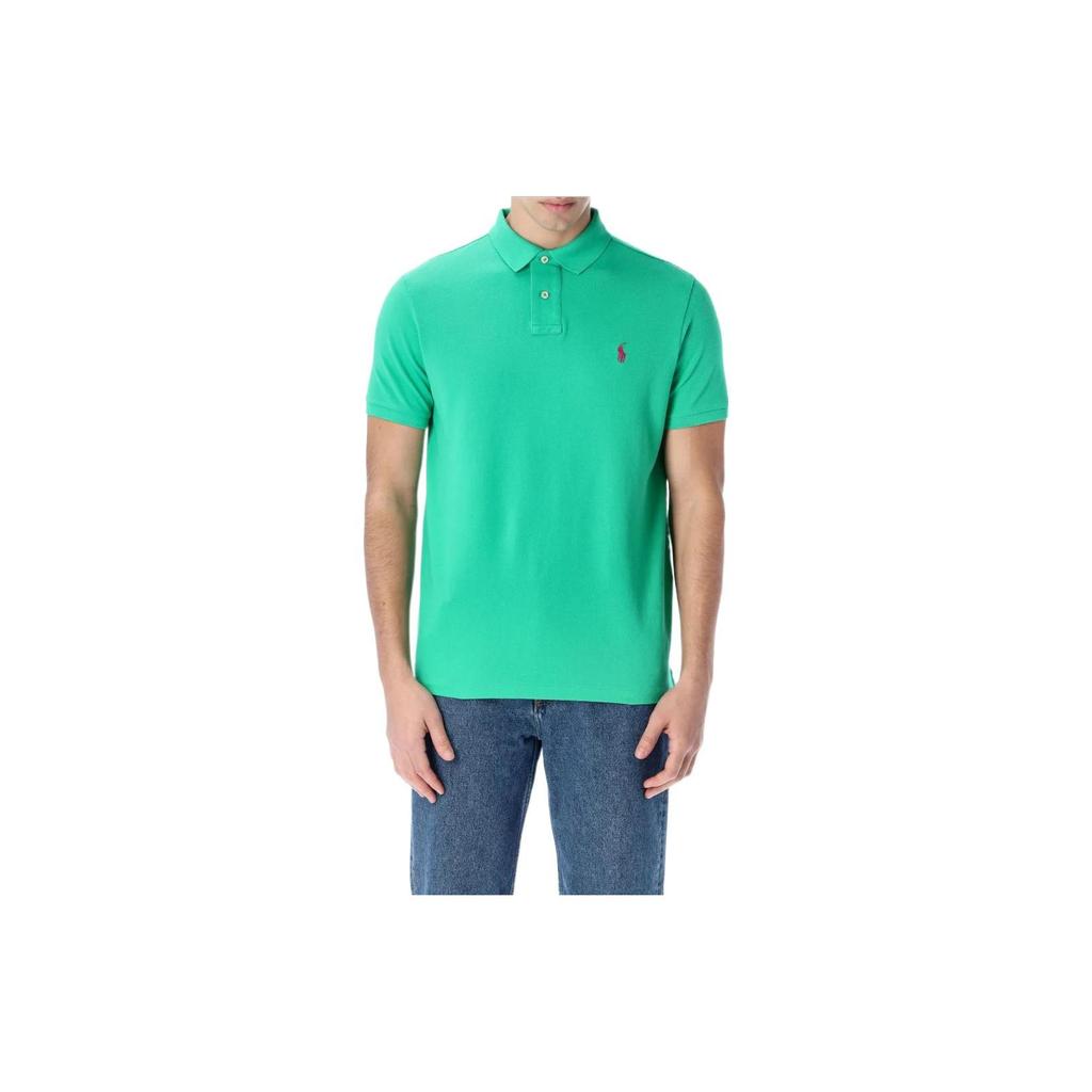 Polo Ralph Lauren Embroidered-logo Short-sleeve Shirt 710680784-270