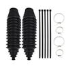 Accessories Gaiter Pinion Boot Cover Set Steering Black Cable Ties Exquisite Kit Pinion Practical Rack +Cable Ties