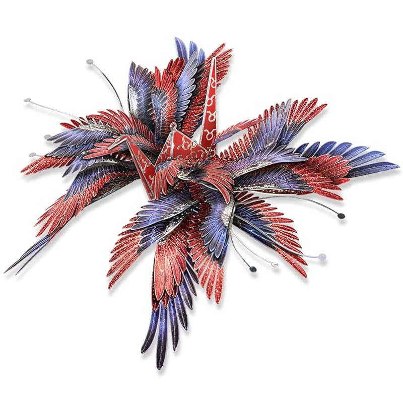 

Piececool 3D puzzle metal Taurus 1,000 cranes metallic nano puzzle 3d metal puzzle metal model assembly kit No adhesive required Difficulty level 2