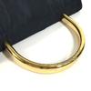 PRADA Big logo triangle logo plate Tote bag with metal handle and flap Hand Bag