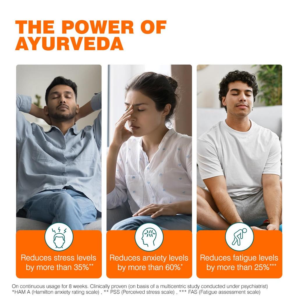 Himalaya Organic Ashwagandha 670Mg, 60 Tablets | Stress Relief Supplement For Energy, Relaxation And General Wellness