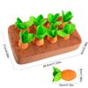 Carrots Enrichment Dog Puzzle Toys Hide and Seek Carrot Farm Dog Toys Carrot Patch Dog Snuffle Toy for Puppy Large Dogs