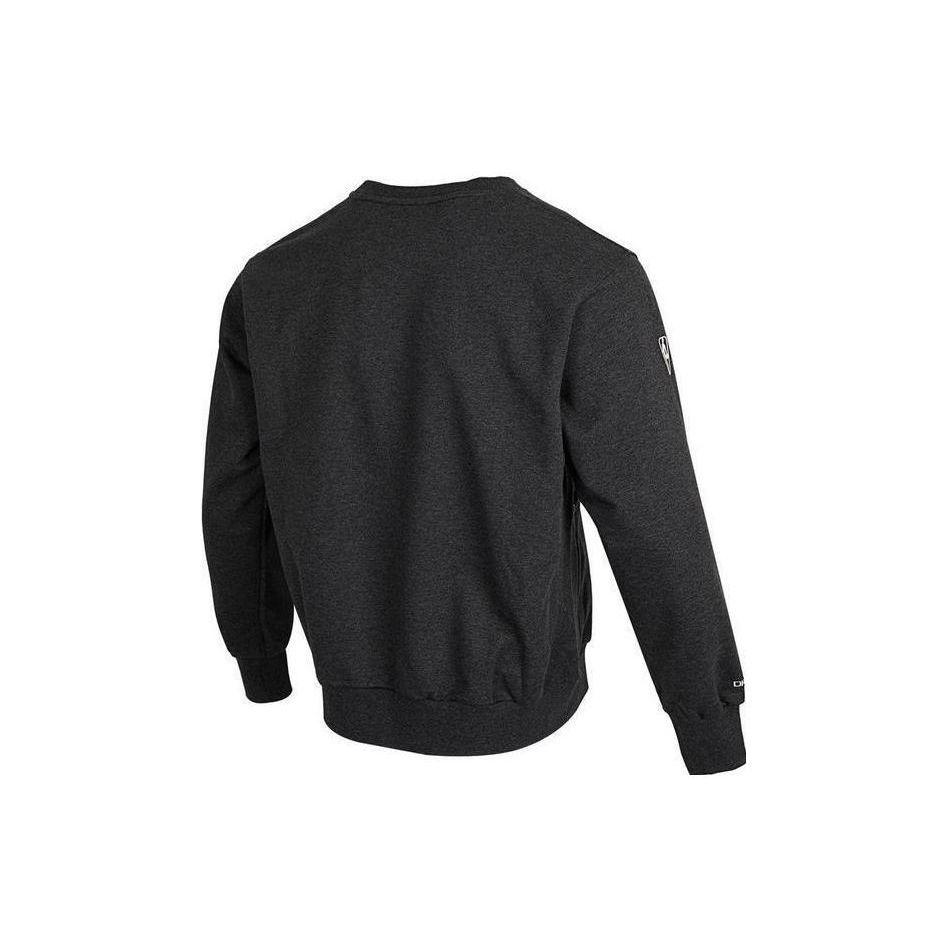 Nike Alphabet Print Crew Neck Long Sleeve Sweatshirt Men Tops Black DR2121-264