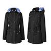 Women's Color Hooded Windbreaker Jacket Lightweight Windproof Outdoor Sportswear