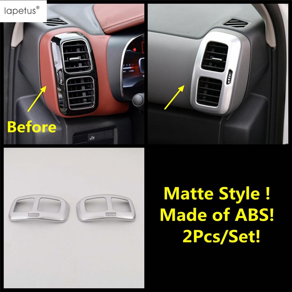 Dashboard AC Air Outlet Vents / Gear Shift Head / Handle Bowl Cover Trim Matte Accessories For Citroen C5 Aircross 2018 - 2024