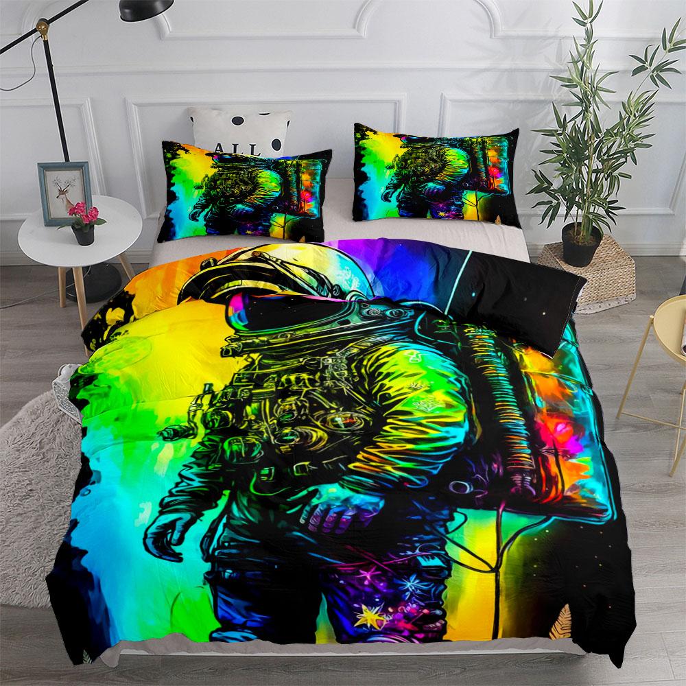 Customized Portal Through Space Duvet Cover Set UK Single Double Queen King US Twin Full King Size Bed Linen Set