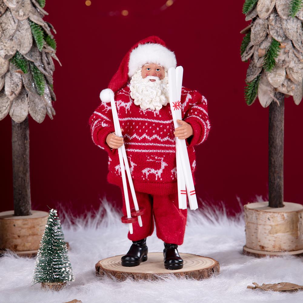 

Themed Santa Claus Collection Plush Ornaments
