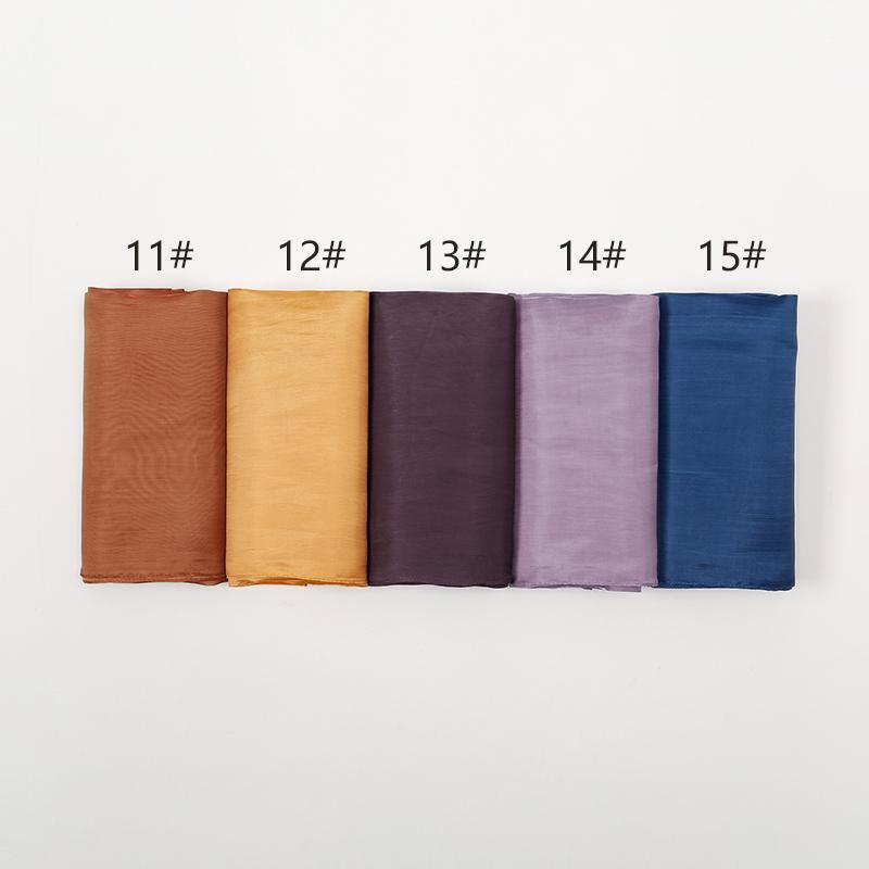 New Shimmer Silk Hijab Scarf For Women Muslim Shawl Abaya Silk Hijab Abaya Hijabs For Woman Jersey Head Wrap Scarf Islam Turban