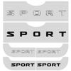 ABS Car Decor Decal SPORT Badge Auto Fender Sticker Sticker Accessories For Lexus CT200H IS300H IS200 IS250 RX350 NX200 GS430 GX