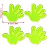 4pcs Bicycles Safety Reflector Stickers Waterproof & Long Lasting Easy Peeling Bicycles Stickers PVC Decals for Night Cycling