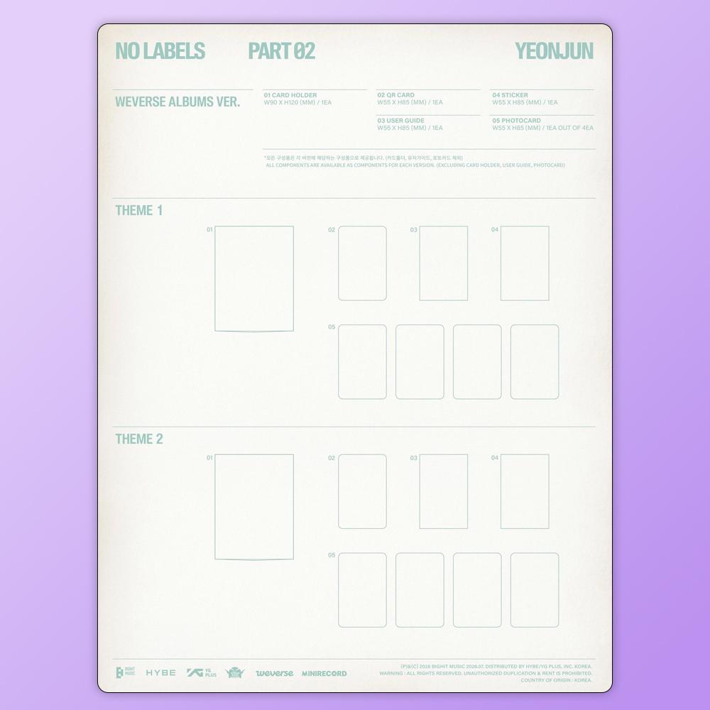 YEONJUN - [INGEN MÆRKER: DEL 02] (Weverse Albums version.)
