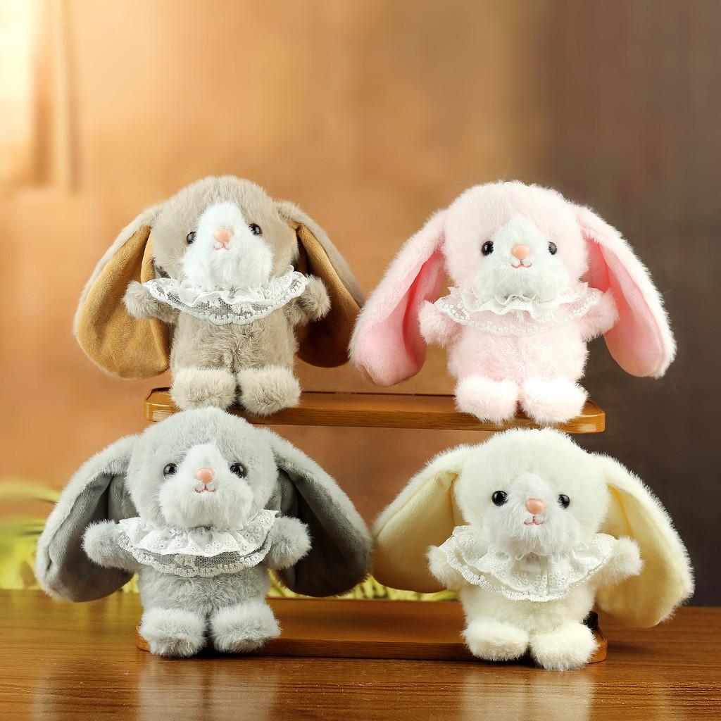 Cute Rabbit Plush Toy Pendant With Polyester Fabric For Kids And Adults