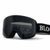Ski goggles for men and women, adult-sized, with cylindrical lenses, double-layered anti-fog and windproof design, and a clip-on feature for