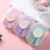 Macaron Color Stationery Set: Paper Clips, Ticket Clips, Stapler, Thumbtacks, and Binder Clips