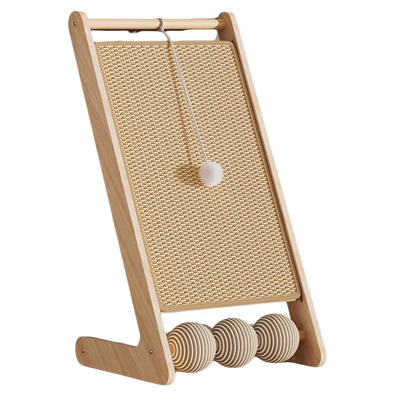 Cat Scratching Board Does Not Drop Debris Vertical Wear-resistant Cat Scratching Pad Cat Scratching Column Sword Hemp Rope Cat Toy