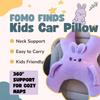 Cute Cartoon Car Headrest Removable Head Support Child Sleeping Pillow Breathable Comfortable Car Mounted Pillow Travel Comfort