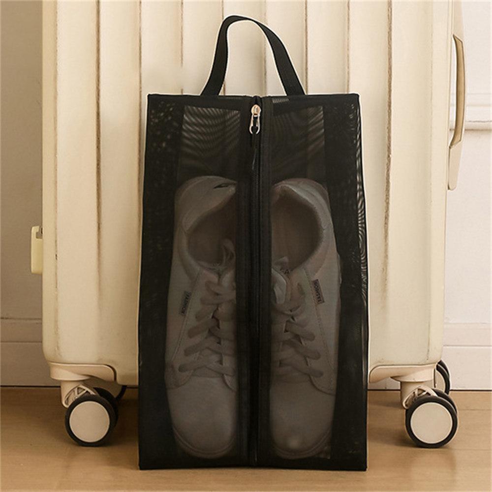 

21 x 33cm Travel Shoe Storage Bag Portable Handheld Gym Footwear Organizer Dust-Proof Mold-Resistant Shoe Holder