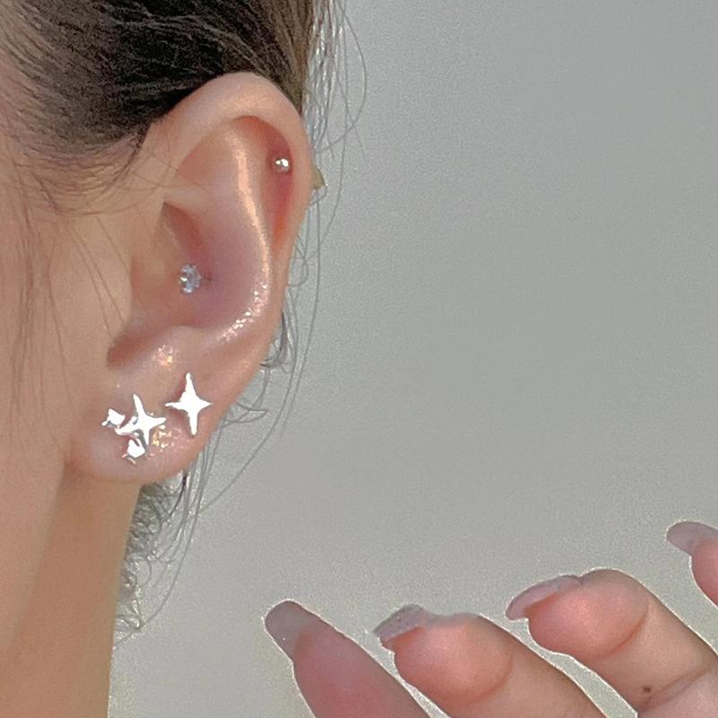 1Pair Korean Style Asymmetric Pearl Zircon Ear Clips For Women Personality  Earrings Wedding Jewelry Birthday Gifts
