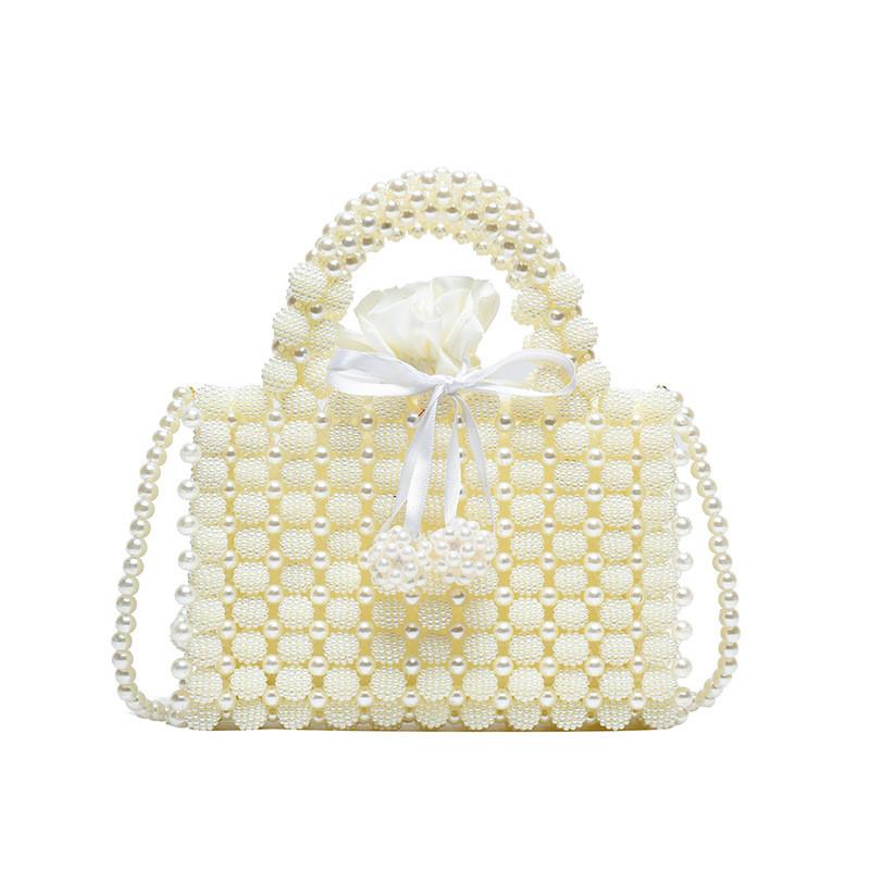 Boho Woven Tote Bag With Drawstring Closure For Casual Weekend Outings