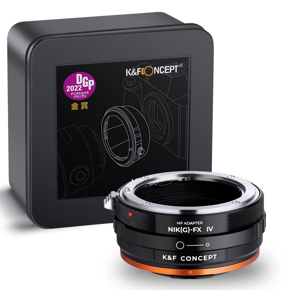 Concept Mount Adapter IV Nikon Compatible Nikon F Mount Lens Fujifilm Compatible Fuji Film X Mount Mounting Conversion Lens Adapter Manual Focus with
