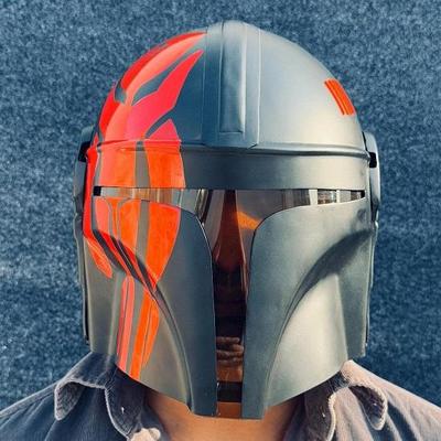 Hełm Hełm ze stali Beskar Najlepszy rekwizyt do cosplayu z serii Star Wars, do ekspozycji, replika, LARP
