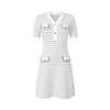 JOEONE ANNAKOU Chic Textured Knit Sweater Dress