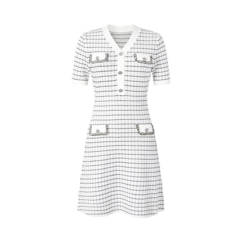 JOEONE ANNAKOU Chic Textured Knit Sweater Dress