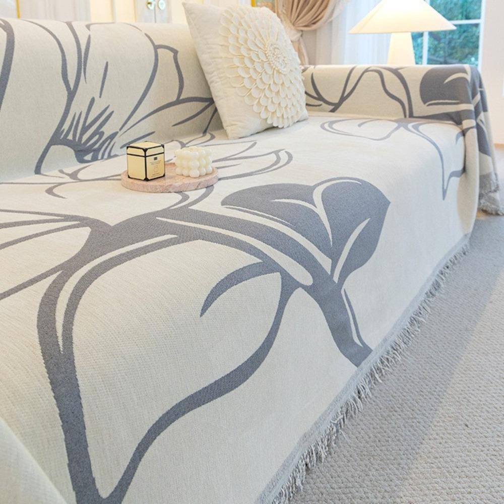 

Простое диванное полотенце из шенилла, универсальное для всех сезонов, нескользящий чехол для дивана, полный чехол, чехол для ленивого дивана, всеохватывающее одеяло. 180*230cm