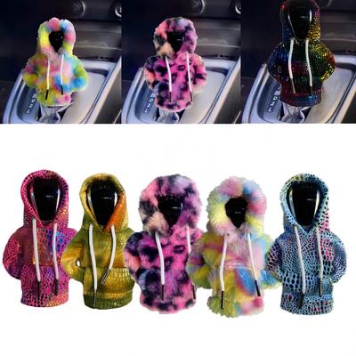Nouveau Mode Chaud Sweat à Capuche Couvercle Pommeau Levier de Vitesse Voiture Sweat à Capuche Sweat à Capuche Frein à Main Couvercle Pommeau Levier de Vitesse Accessoires Intérieurs