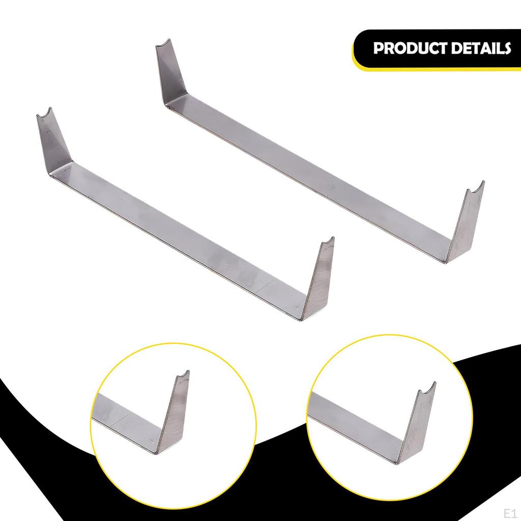 2Pcs Pottery Trimming Tools Crafting Supplies Portable Bottom Foot Tool for Potter