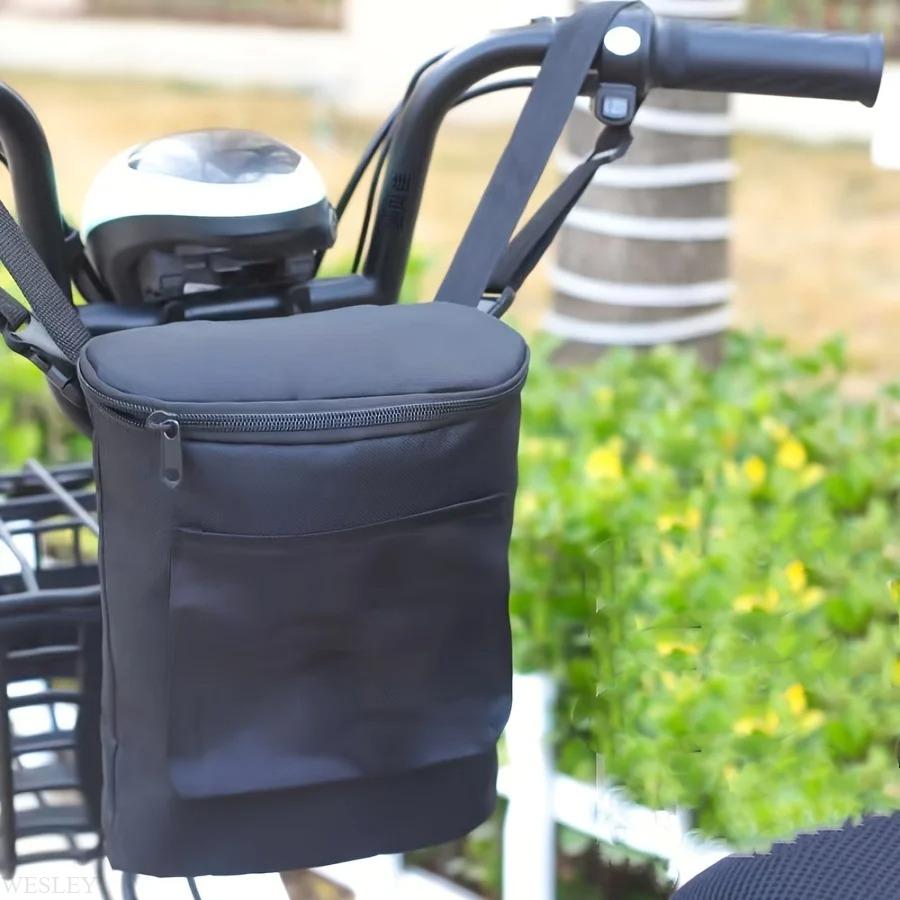 Multifunktionale Fahrradkupplung mit großem Fassungsvermögen, Elektrische und Motorrad-Vordertasche mit Reißverschluss, Motorradzubehör|