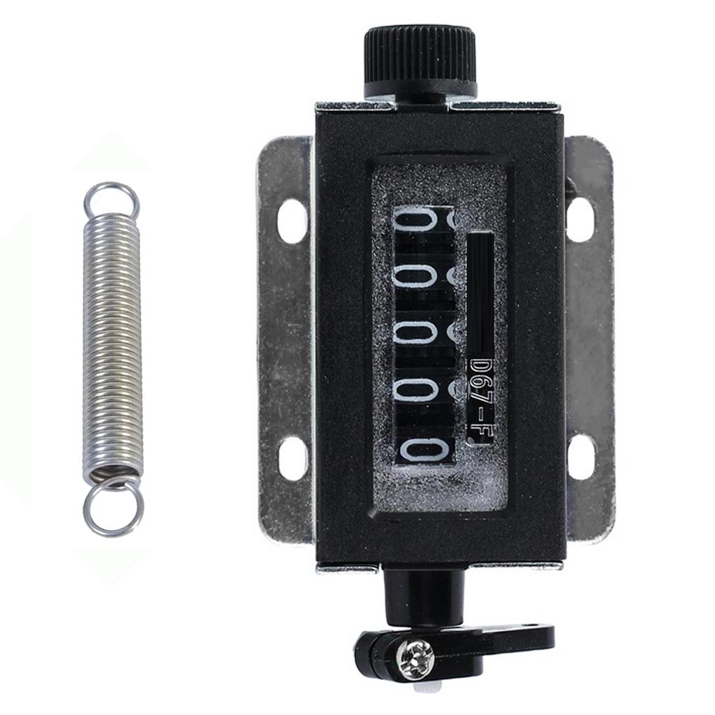 Resettable Hand Pull Strokes Clickers 5 Digit/6 Digit Manual Counter Hand Tally Counters Industrial Punch Counting Device
