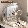 1Pc Pot Lid Cutting Board Placement Rack Kitchen Spatula Holder Storage Rack Pot Lid Artifact Cutting Board Rack