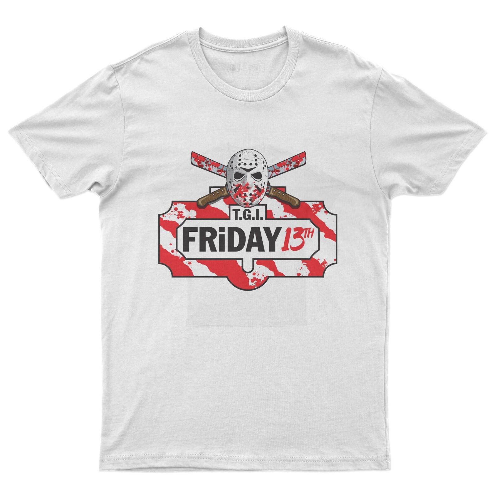 funny mens film movie 90s retro cult horror t shirt for Friday 13th fans 2XL