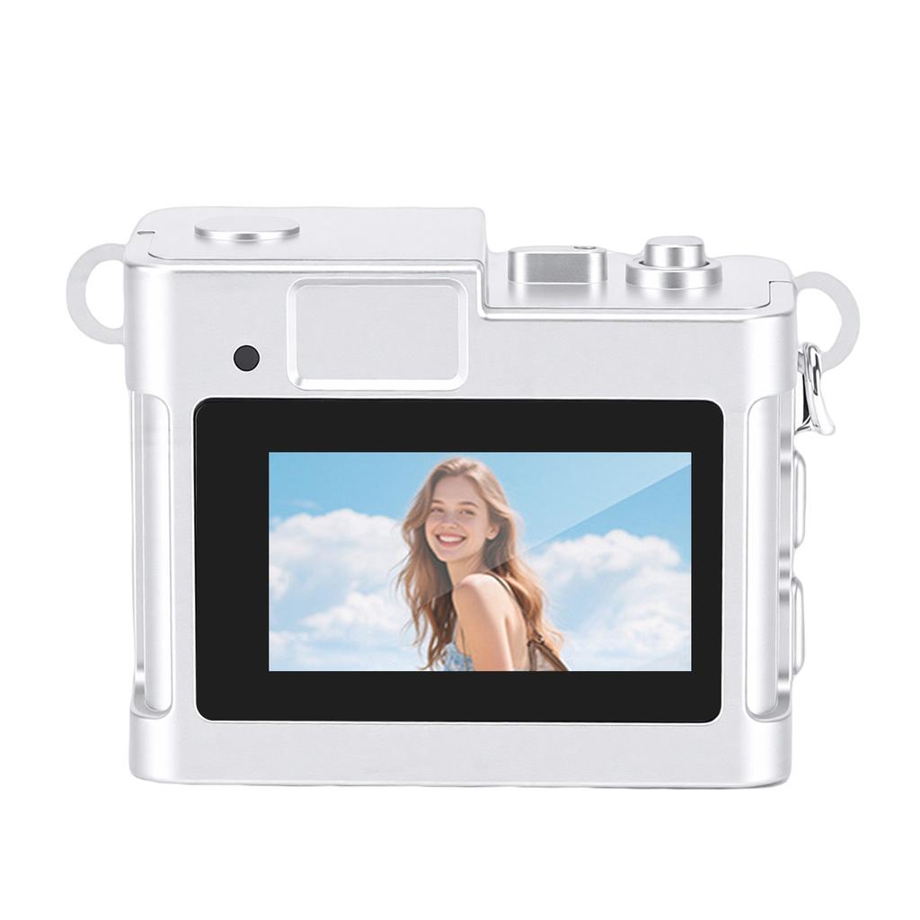 Keychain Camera 720P HD 5MP Digital Tiny Camera Video Recorder with 0.96in LCD Screen 32GB Memory Card LED Fill Light