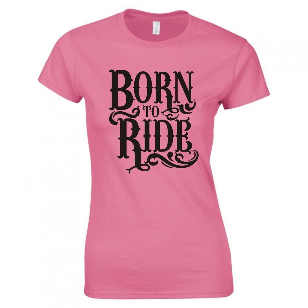 Motorcycle Born To Ride Skinny Fit TShirt
