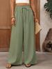 Women's Summer Casual Elastic Waist Straight-Leg Pants