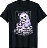 Opossum Creepy Cute Skulls Kawaii Pastel Goth Alt Aesthetic T-Shirt