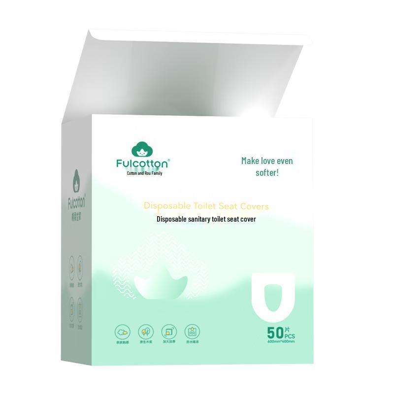 FulCotton Disposable Adhesive Toilet Seat Covers