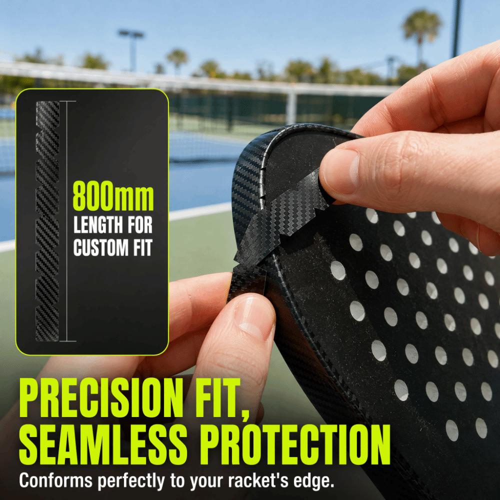 High Fit Pickleball Racket Edge Sticker TPU Paddle Head Edge Tape Tournament Use